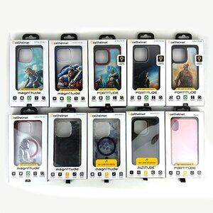 NEW! Lot of 10 Custom Printed Magsafe-Compatible & Plain cases for iPhone